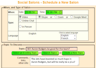 Rodrigo schedules a Salon about Aaron Rogers as the New York Jets quarterback