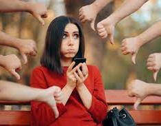 On other social networks people get bombarded with negative comments